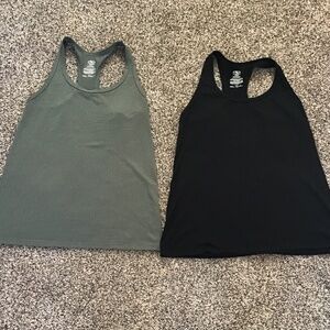 Set (2) Athletic Works Active Racerback Tank Tops Sz S